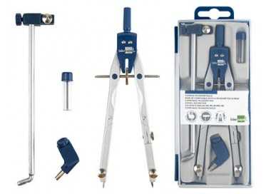 Compas liderpapel micrometrico bk-304 con adaptador y alargadera
