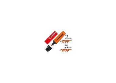 Rotulador stabilo boss fluorescente 70 naranja