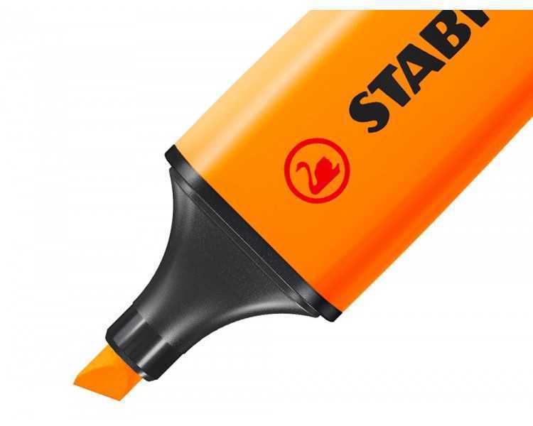 Rotulador stabilo boss fluorescente 70 naranja