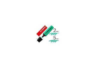 Rotulador stabilo boss fluorescente 70 turquesa