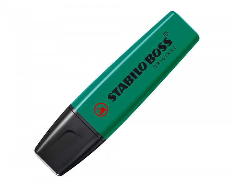 Rotulador stabilo boss fluorescente 70 turquesa