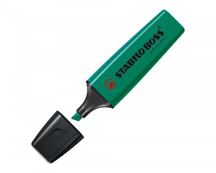 Rotulador stabilo boss fluorescente 70 turquesa
