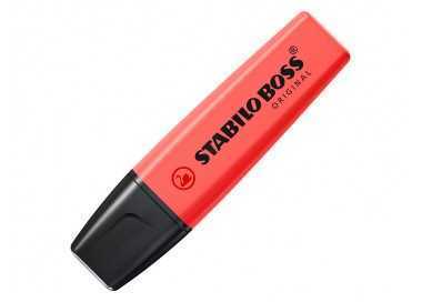 Rotulador stabilo boss fluorescente 70 rojo Rotulador stabilo boss fluorescente 70 rojo