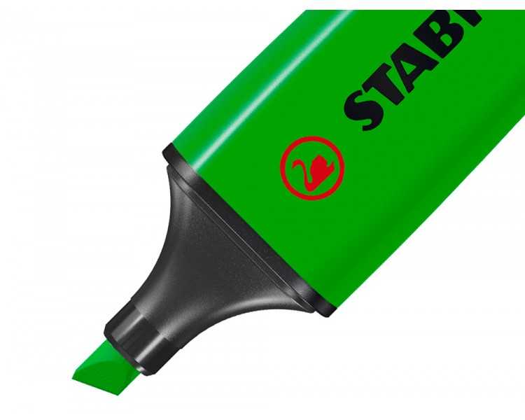 Rotulador stabilo boss fluorescente 70 verde