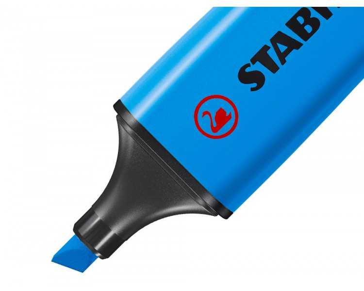 Rotulador stabilo boss fluorescente 70 azul