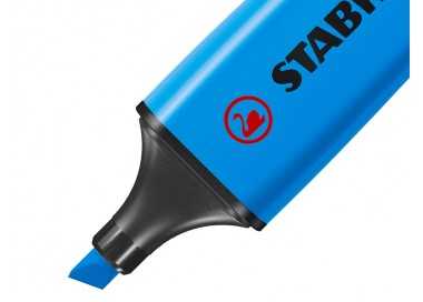 Rotulador stabilo boss fluorescente 70 azul