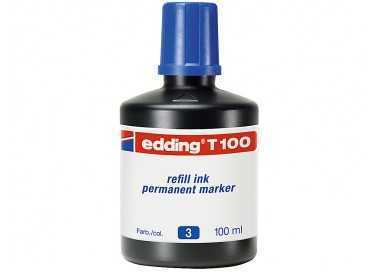 Tinta rotulador edding t-100 azul bote 100 ml Tinta rotulador edding t-100 azul bote 100 ml