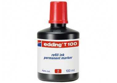 Tinta rotulador edding t-100 rojo bote 100 ml Tinta rotulador edding t-100 rojo bote 100 ml