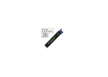 Minas faber grafito 9067 0,7 mm 2b estuche de 12 minas