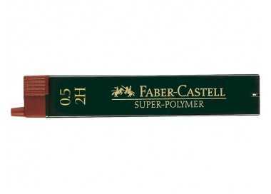 Minas faber grafito 9065 0,5 mm 2h estuche de 12 minas Minas faber grafito 9065 0,5 mm 2h estuche de 12 minas