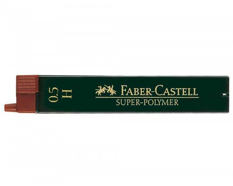 Minas faber grafito 9065 0,5 mm h estuche de 12 minas