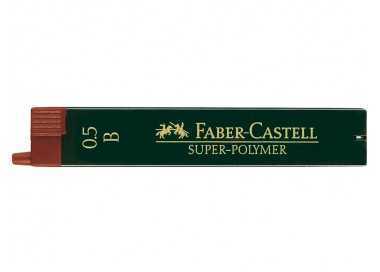 Minas faber grafito 9065 0,5 mm b estuche de 12 minas