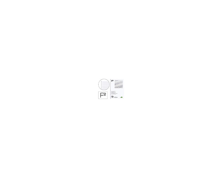 Bloc musica liderpapel pentagrama 3mm folio 20 hojas 100g/m2