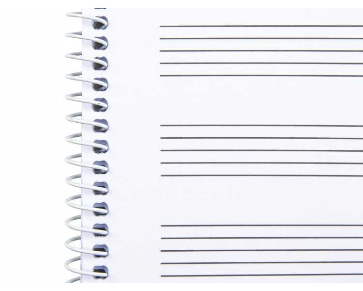Bloc musica liderpapel pentagrama 3mm folio 20 hojas 100g/m2