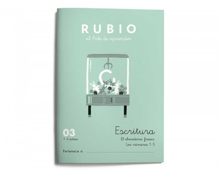 Cuaderno rubio caligrafia nº 03