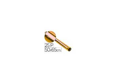 Papel celofan rollo trepado amarillo 25 hojas de 50x65 cm