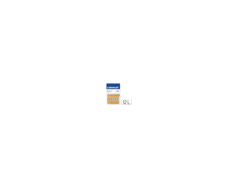 Lapices cera manley unicolor ocre n.26 caja de 12 unidades