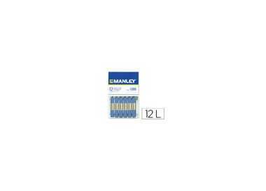Lapices cera manley unicolor azul ultramar n.18 caja de 12 unidades Lapices cera manley unicolor azul ultramar n.18 caja de 12 unidades