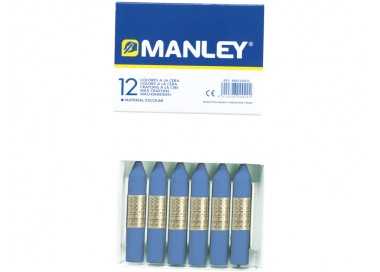 Lapices cera manley unicolor azul ultramar n.18 caja de 12 unidades Lapices cera manley unicolor azul ultramar n.18 caja de 12 unidades