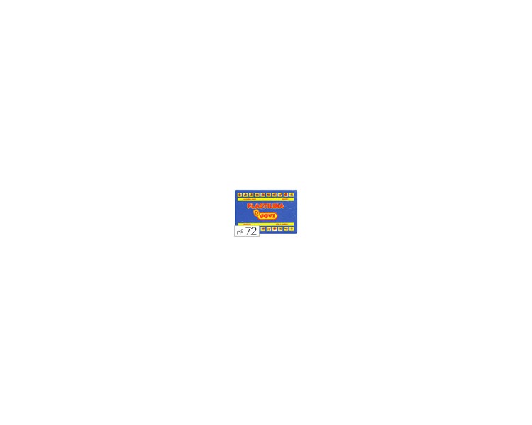 Plastilina jovi 72 azul oscuro unidad tamaño grande