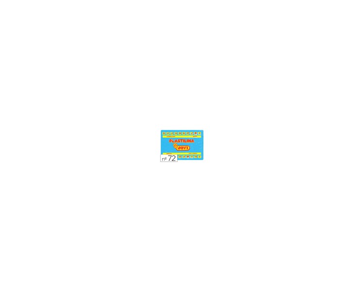Plastilina jovi 72 azul claro unidad tamaño grande