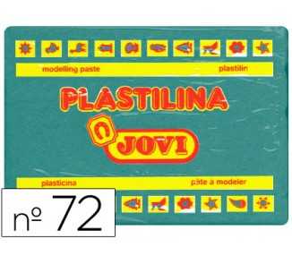 Plastilina jovi 72 verde oscuro unidad tamaño grande
