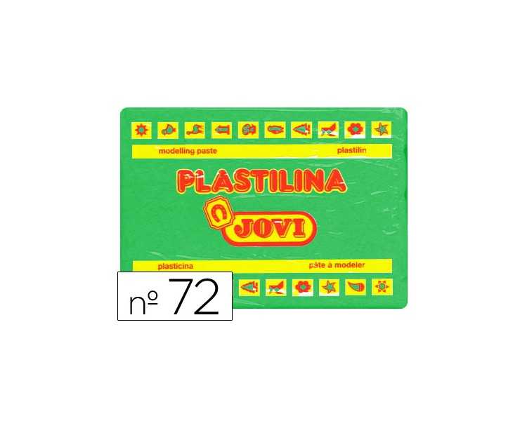 Plastilina jovi 72 verde claro unidad tamaño grande