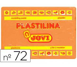 Plastilina jovi 72 naranja unidad tamaño grande