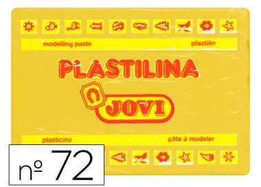 Plastilina jovi 72 amarillo oscuro unidad tamaño grande