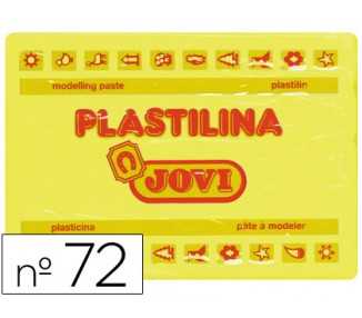 Plastilina jovi 72 amarillo claro unidad tamaño grande