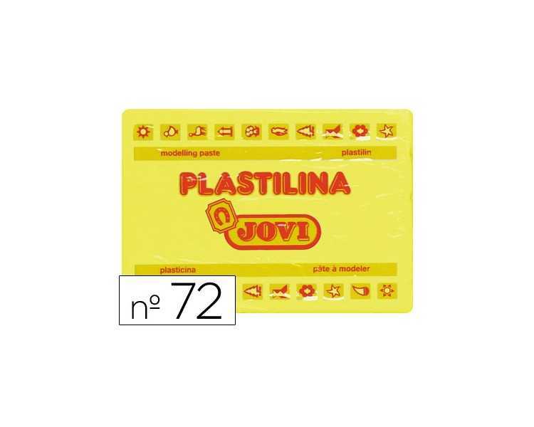 Plastilina jovi 72 amarillo claro unidad tamaño grande