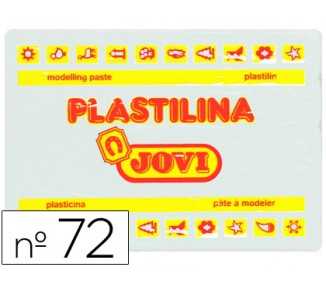 Plastilina jovi 72 blanco unidad tamaño grande