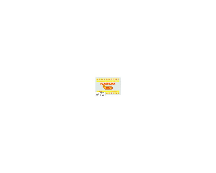 Plastilina jovi 72 blanco unidad tamaño grande