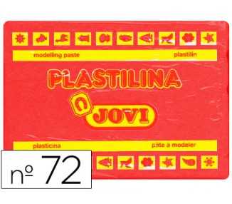 Plastilina jovi 72 rojo unidad tamaño grande