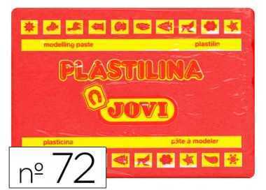 Plastilina jovi 72 rojo unidad tamaño grande