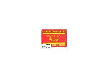 Plastilina jovi 72 rojo unidad tamaño grande
