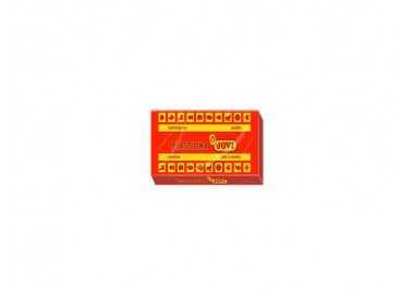 Plastilina jovi 72 rojo unidad tamaño grande