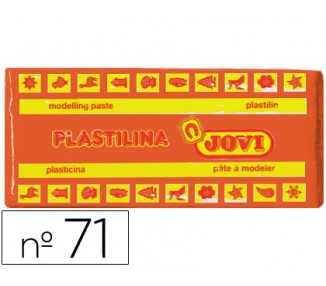 Plastilina jovi 71 naranja unidad tamaño mediano