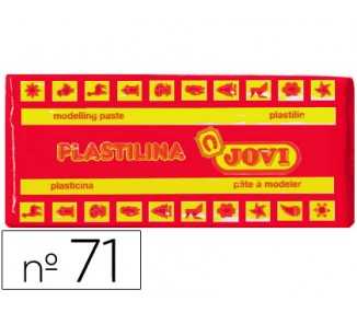 Plastilina jovi 71 rojo unidad tamaño mediano
