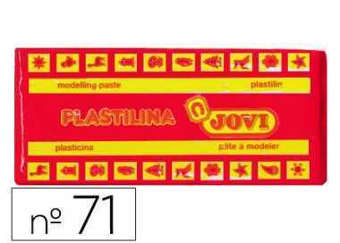 Plastilina jovi 71 rojo unidad tamaño mediano