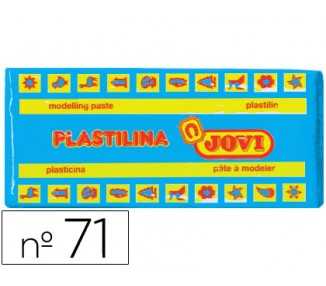 Plastilina jovi 71 azul claro unidad tamaño mediano