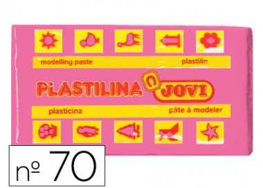 Plastilina jovi 70 rosa unidad tamaño pequeño