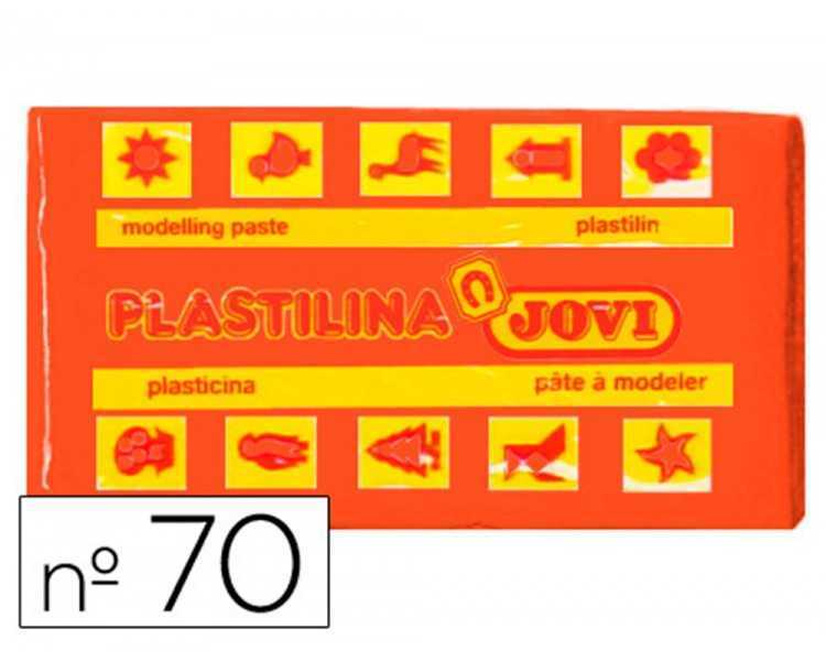 Plastilina jovi 70 naranja unidad tamaño pequeño