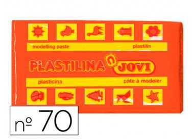 Plastilina jovi 70 naranja unidad tamaño pequeño