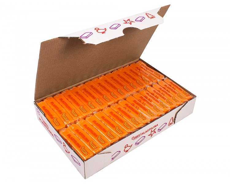 Plastilina jovi 70 naranja unidad tamaño pequeño