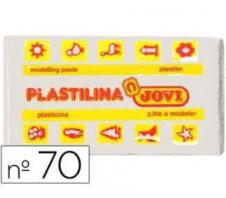 Plastilina jovi 70 blanca unidad tamaño pequeño