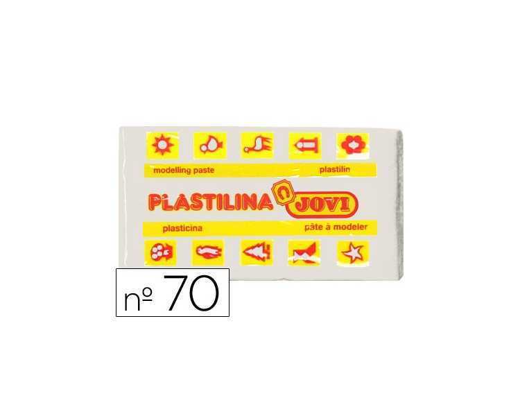 Plastilina jovi 70 blanca unidad tamaño pequeño