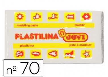 Plastilina jovi 70 blanca unidad tamaño pequeño