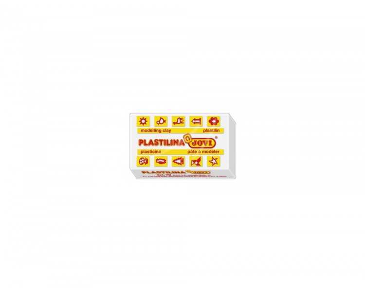 Plastilina jovi 70 blanca unidad tamaño pequeño