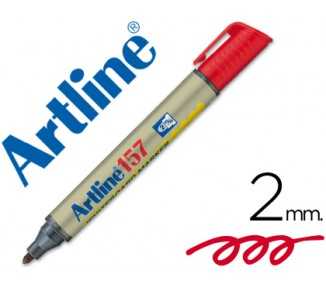 Rotulador artline pizarra ek-157 rojo punta redonda 2 mm